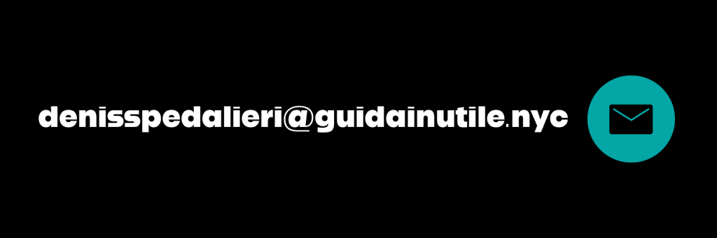 Explore and enjoy New York City like a local.
Tailor-made itineraries for individuals, families and small groups.
Ask for a custom tour that matches your real passions: architecture, history, art, movies, music, comics, tv series, food, shopping, sport.
DENIS SPEDALIERI, your tour guide in New York.
denisspedalieri@guidainutile.nyc