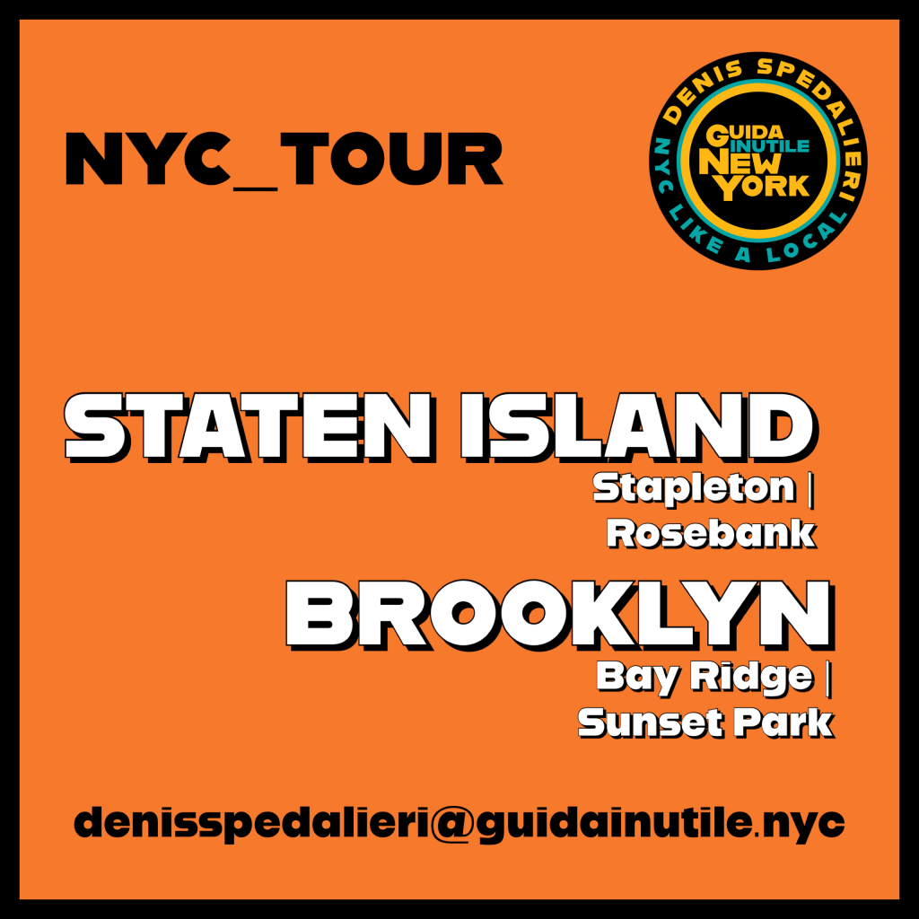 New York City tour in STATEN ISLAND and BROOKLYN. Stapleton, Rosebank, Bay Ridge, Sunset Park.
