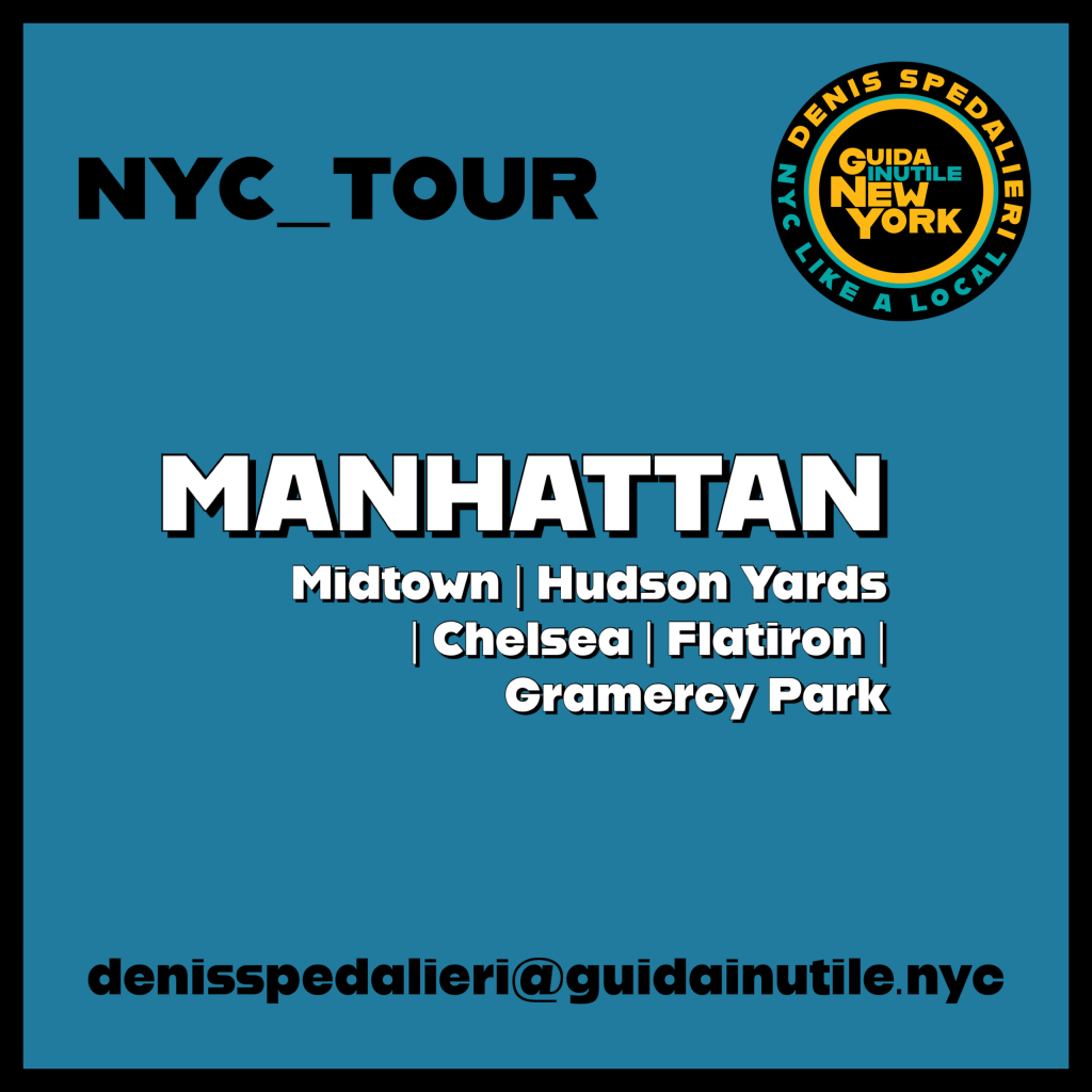 New York City tour in MANHATTAN. Midtown, Hudson Yards, Chelsea, Flatiron, Gramercy Park.